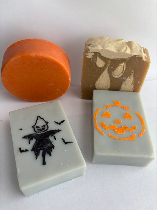 Coming soon and for a limited time, I will be releasing my Fall collection of bath products: Bath Bombs, Cold Process Soaps and Sugar Scrubs.  